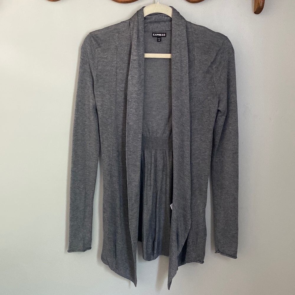 Express Gray Cardigan XS